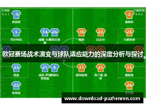 欧冠赛场战术演变与球队适应能力的深度分析与探讨 欧冠赛场战术演变与球队适应能力的深度分析与探讨